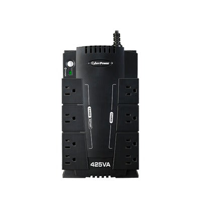 UPS de 425 VA/255 W, Topología Standby, Entrada 120 Vca NEMA 5-15P, Tipo Gabinete Compacto, Con 8 Tomas NEMA 5-15R UPS de 425 VA/255 W, Topología Standby, Entrada 120 Vca NEMA 5-15P, Tipo Gabinete Compacto, Con 8 Tomas NEMA 5-15R